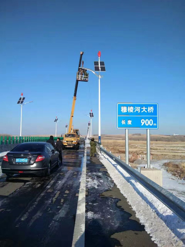 黑龍江風光互補路燈1